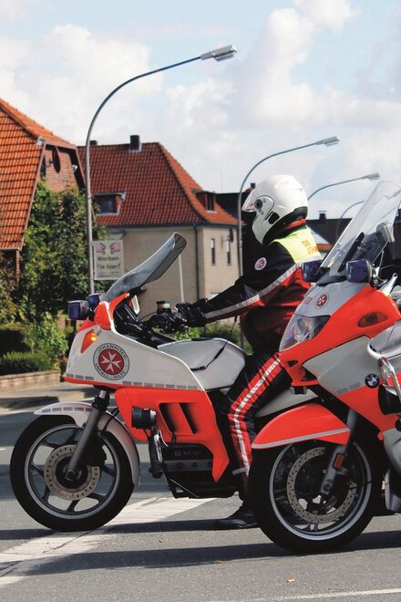 Schnelle Hilfe vor Ort - Die Johanniter-Motorradstaffel